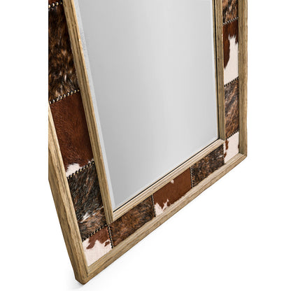 Jonathan Charles Fine Furniture - Sagehill Rectangular Hide Mirror - 491255-TGO view 4