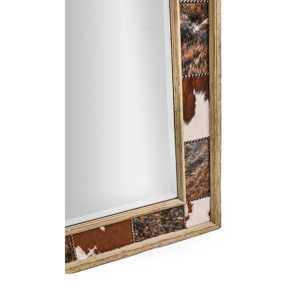 Jonathan Charles Fine Furniture - Sagehill Rectangular Hide Mirror - 491255-TGO view 6