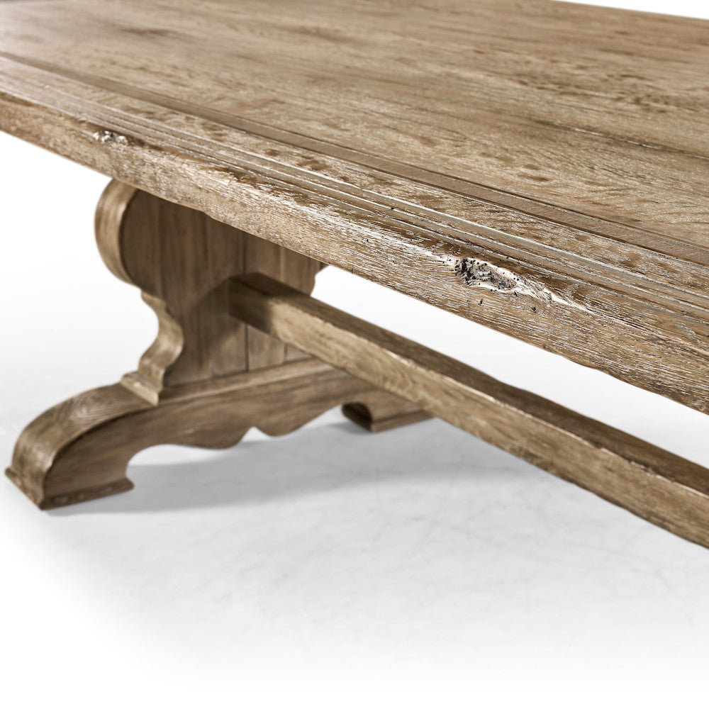 Jonathan Charles Fine Furniture - Sagehill Rectangular Trestle Table 96" - 491237-TGO-96L view 5
