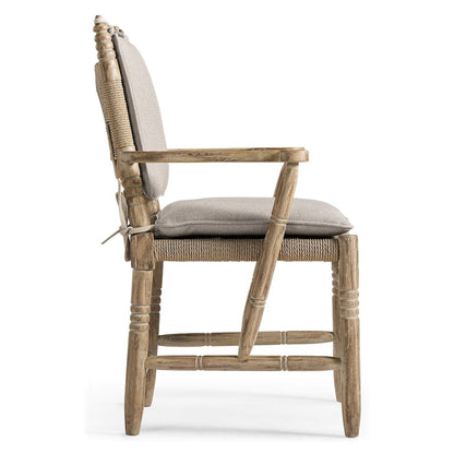 Jonathan Charles Fine Furniture - Sagehill Rush Seat Arm Chair - 491233-TGO-AC-F062 view 3