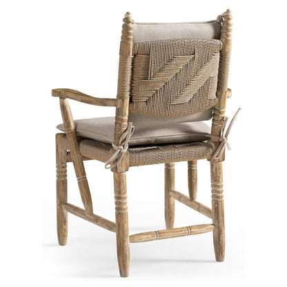 Jonathan Charles Fine Furniture - Sagehill Rush Seat Arm Chair - 491233-TGO-AC-F062 view 5