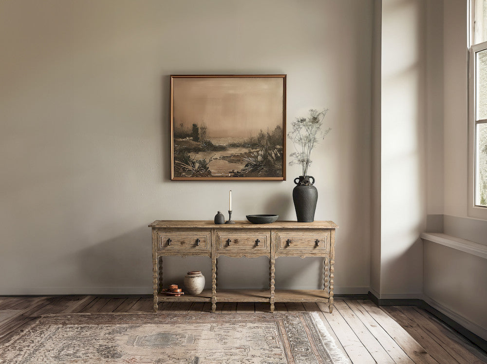 Jonathan Charles Fine Furniture - Sagehill Spindle-Leg Sideboard - 491236-TGO view 7