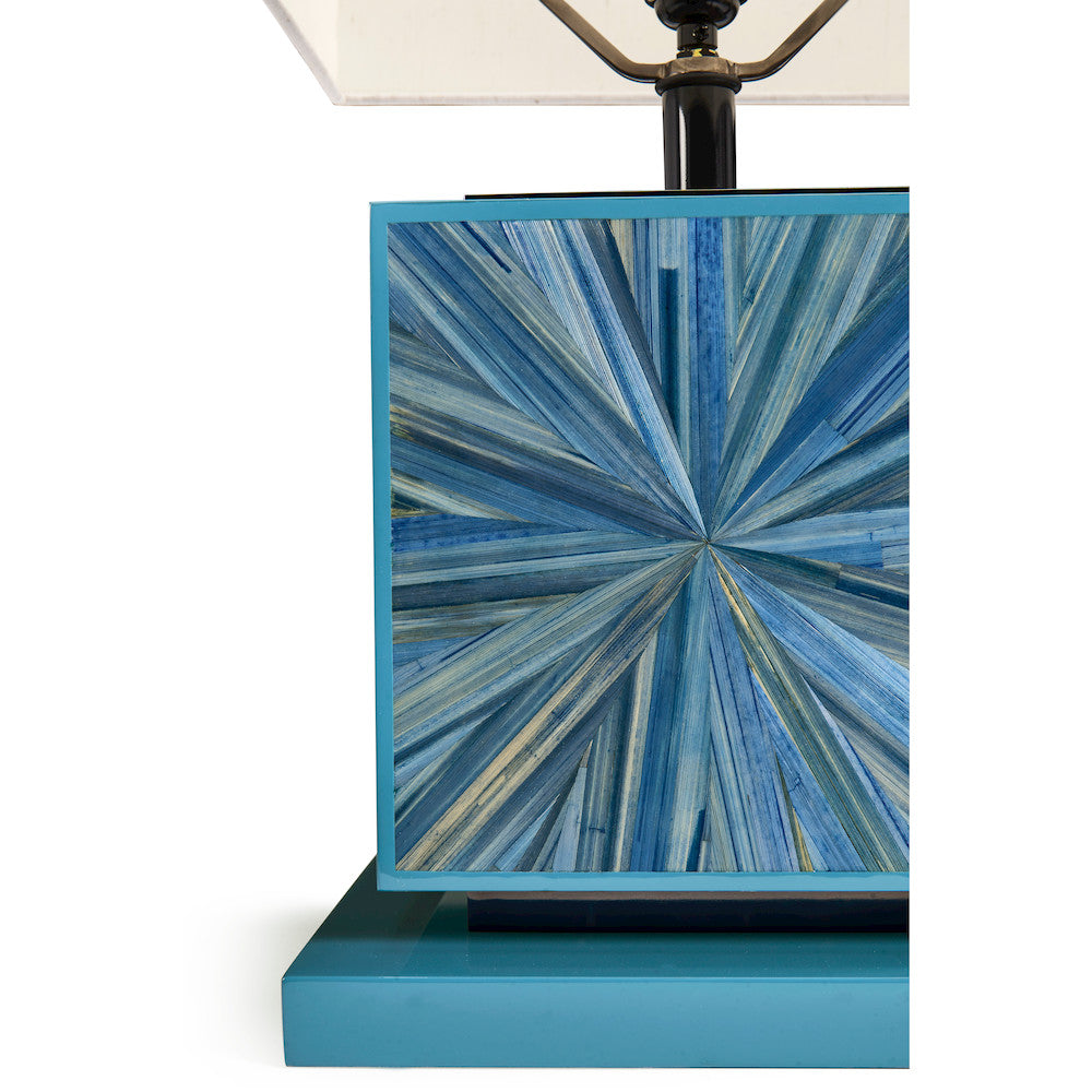 Jonathan Charles Fine Furniture - Sapphire Cube Table Lamp - 500575-ABS view 7