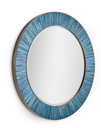 Jonathan Charles Fine Furniture - Sapphire Round Wall Mirror - 500588-ABS view 2