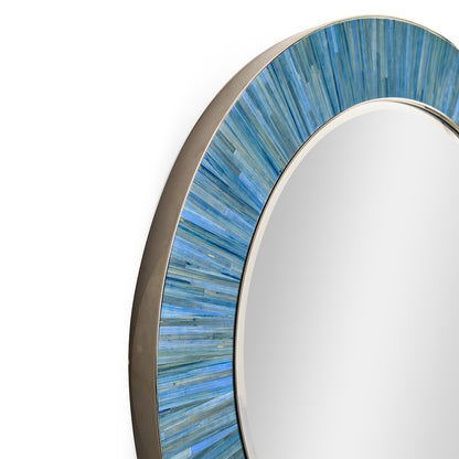 Jonathan Charles Fine Furniture - Sapphire Round Wall Mirror - 500588-ABS view 3