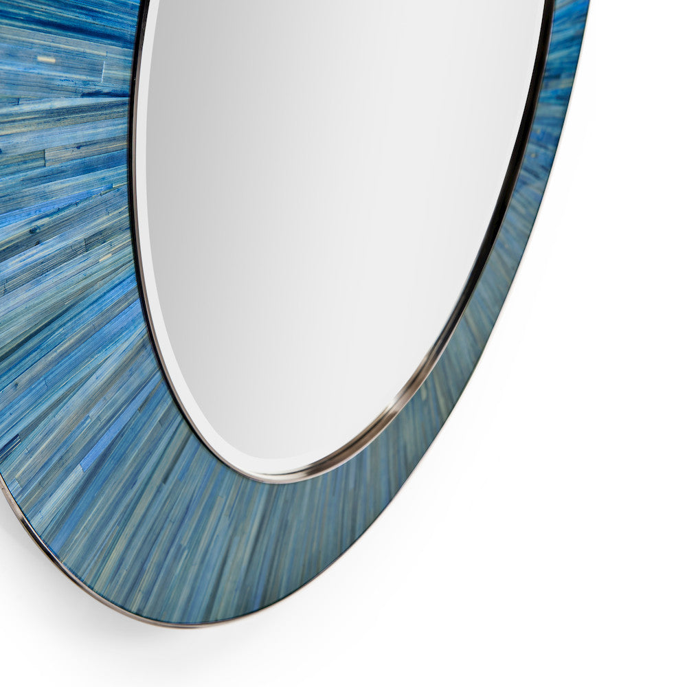 Jonathan Charles Fine Furniture - Sapphire Round Wall Mirror - 500588-ABS view 5