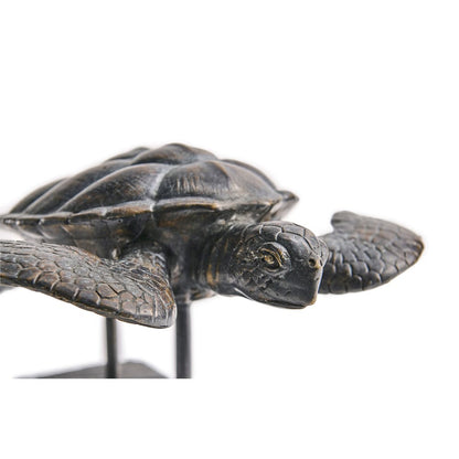 Jonathan Charles Fine Furniture - Sea Tortoise Bronze Statue with Marble Base - 496220-DRB view 7