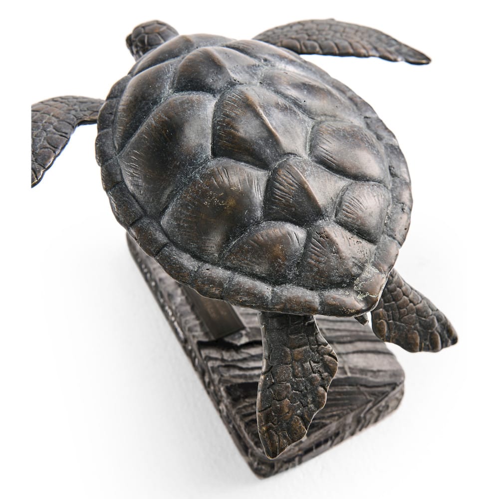 Jonathan Charles Fine Furniture - Sea Tortoise Bronze Statue with Marble Base - 496220-DRB view 9