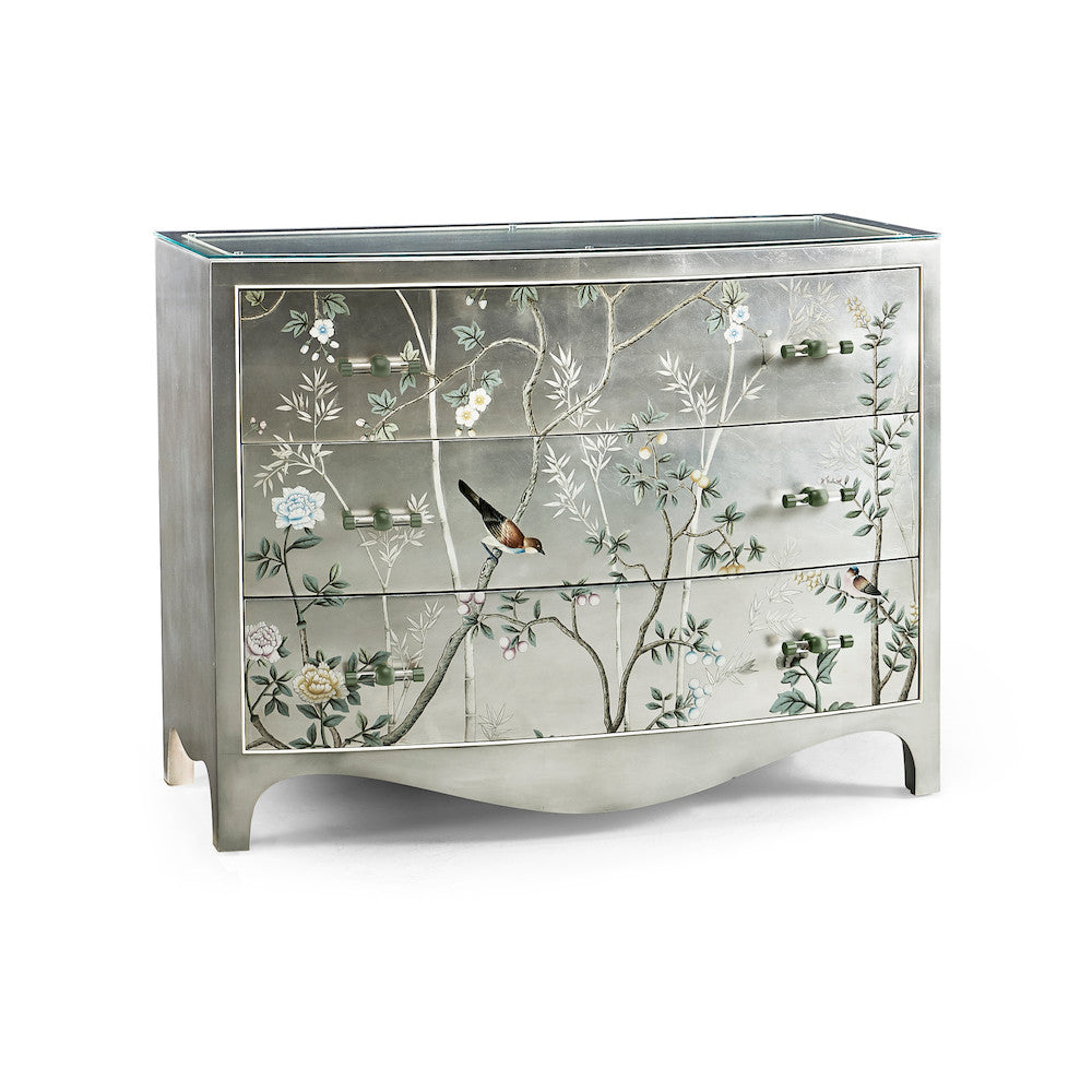 Jonathan Charles Fine Furniture - Shimmering Moon Bow Front Chest - 500394-HPS view 1