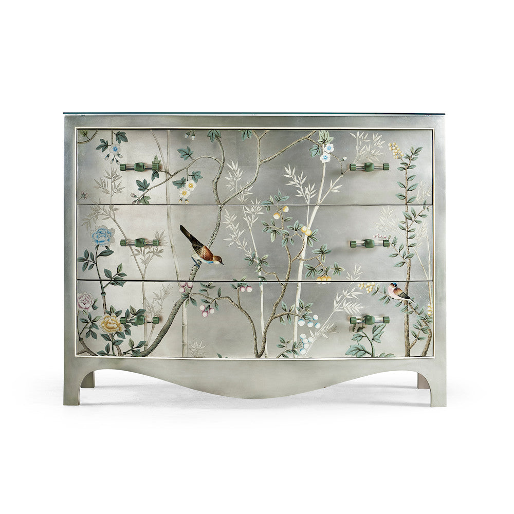 Jonathan Charles Fine Furniture - Shimmering Moon Bow Front Chest - 500394-HPS view 4
