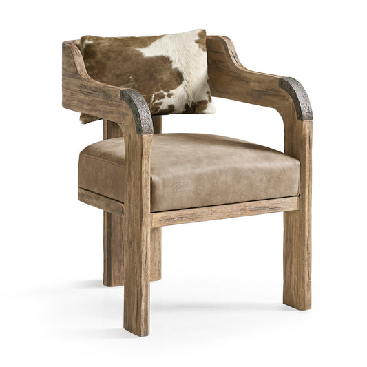 Jonathan Charles Fine Furniture - Stone Ridge Leather Arm Chair - 491271-TLA-AC-L045 view 1