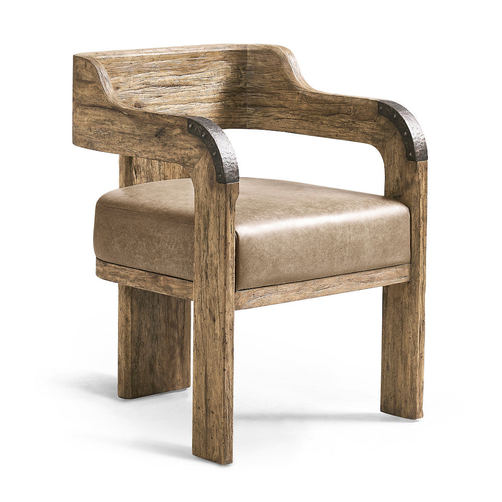 Jonathan Charles Fine Furniture - Stone Ridge Leather Arm Chair - 491271-TLA-AC-L045 view 3