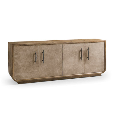Jonathan Charles Fine Furniture - Stone Ridge Leather Credenza Light - 491279-TLA view 1