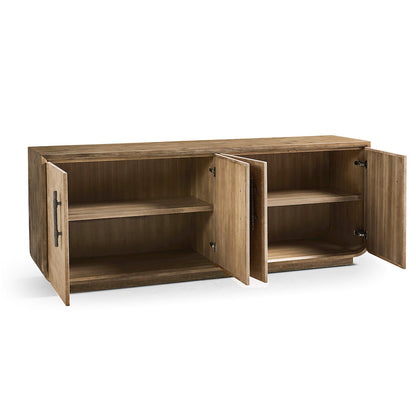 Jonathan Charles Fine Furniture - Stone Ridge Leather Credenza Light - 491279-TLA view 3