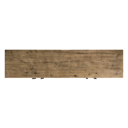 Jonathan Charles Fine Furniture - Stone Ridge Leather Credenza Light - 491279-TLA view 6