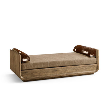 Jonathan Charles Fine Furniture - Stone Ridge Leather & Hide Daybed Light - 491282-TLA-L045 view 1