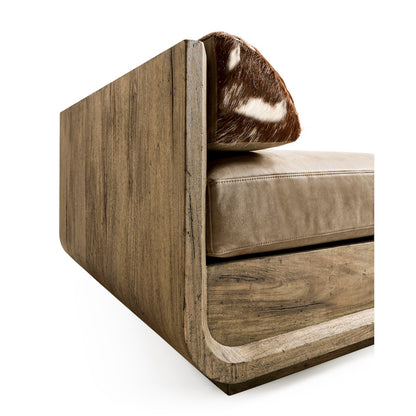 Jonathan Charles Fine Furniture - Stone Ridge Leather & Hide Daybed Light - 491282-TLA-L045 view 6