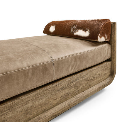 Jonathan Charles Fine Furniture - Stone Ridge Leather & Hide Daybed Light - 491282-TLA-L045 view 7