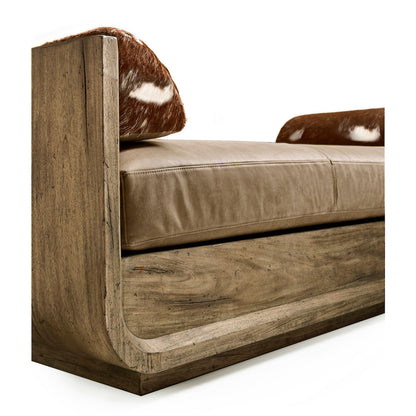 Jonathan Charles Fine Furniture - Stone Ridge Leather & Hide Daybed Light - 491282-TLA-L045 view 8