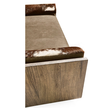 Jonathan Charles Fine Furniture - Stone Ridge Leather & Hide Daybed Light - 491282-TLA-L045 view 9