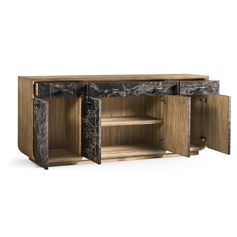 Jonathan Charles Fine Furniture - Stone Ridge Marble Credenza Light - 491274-TLA view 3