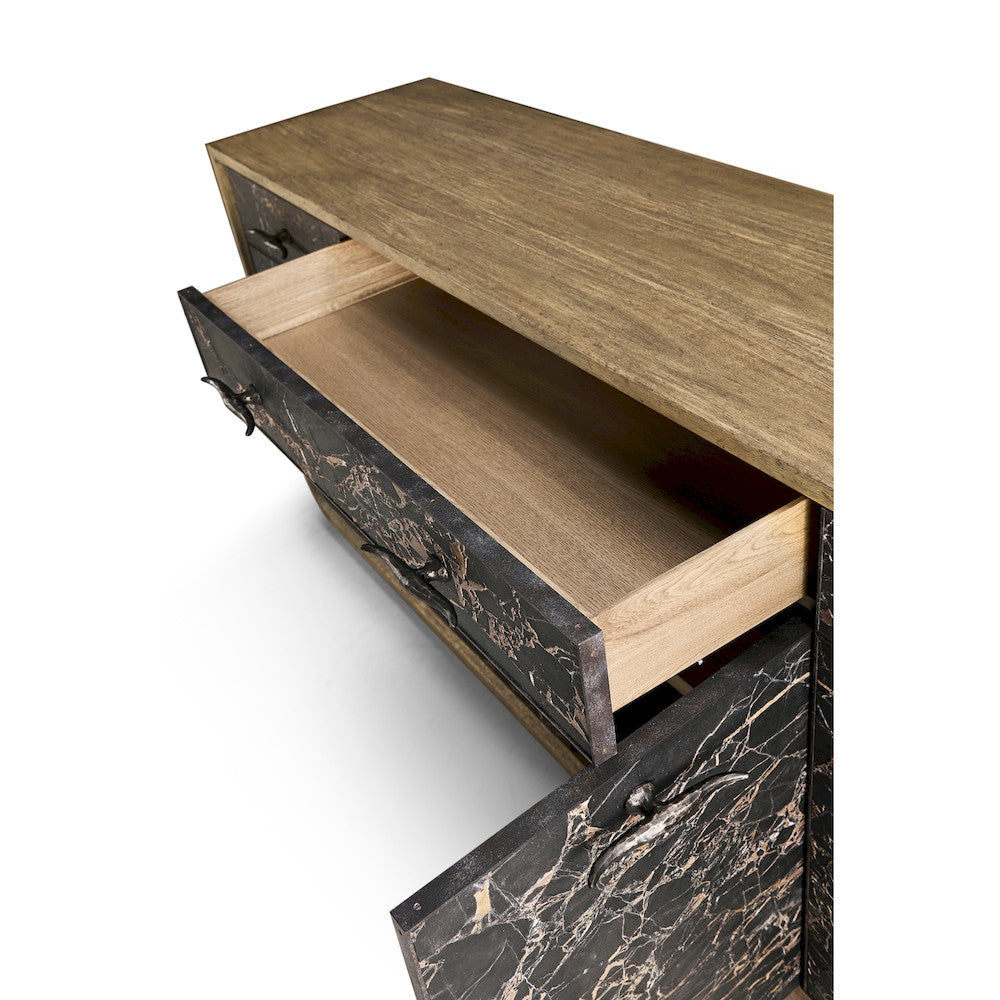Jonathan Charles Fine Furniture - Stone Ridge Marble Credenza Light - 491274-TLA view 9