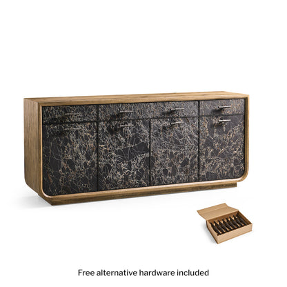 Jonathan Charles Fine Furniture - Stone Ridge Marble Credenza Light - 491274-TLA view 20