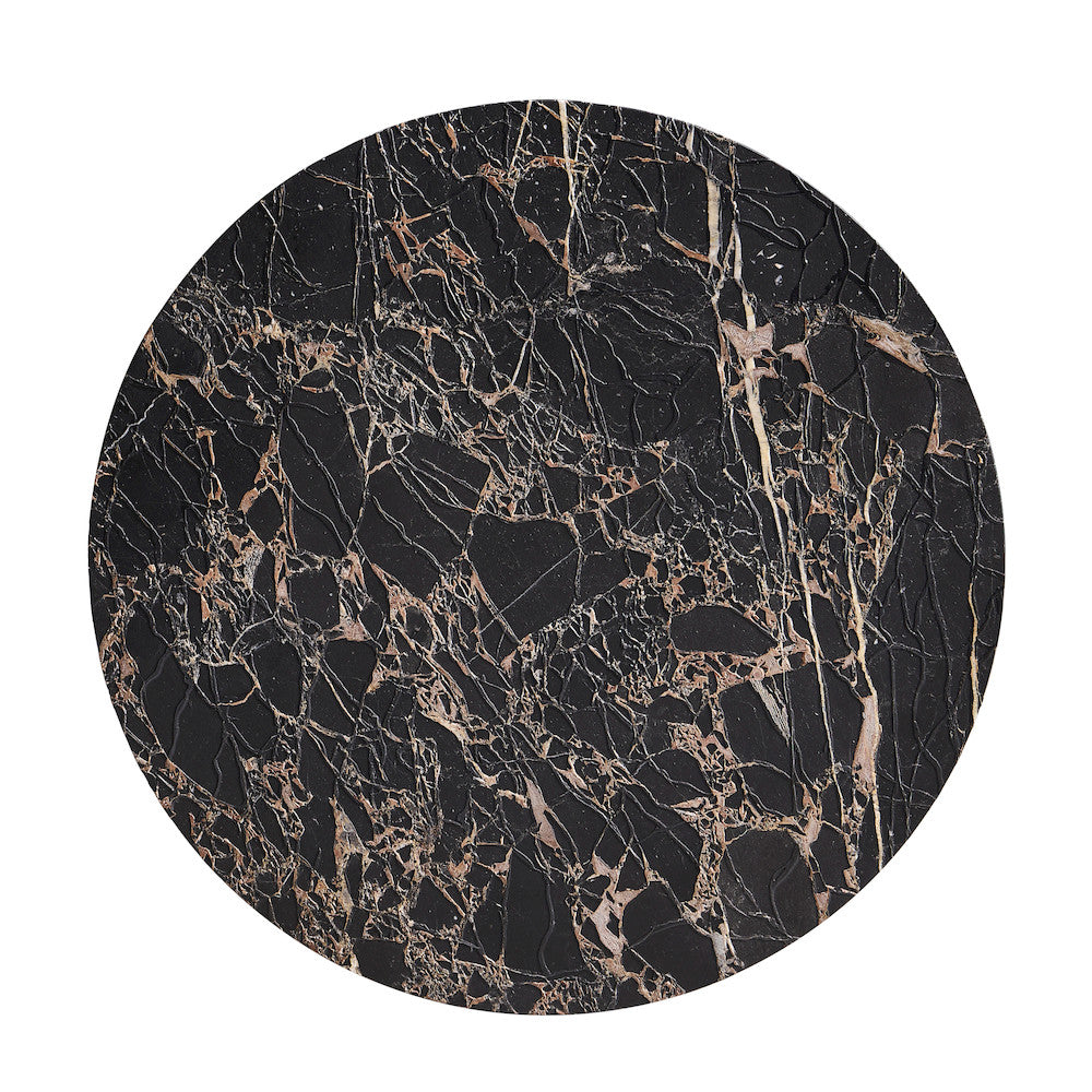 Jonathan Charles Fine Furniture - Stone Ridge Marble Round Side Table Light - 491278-TLA view 3