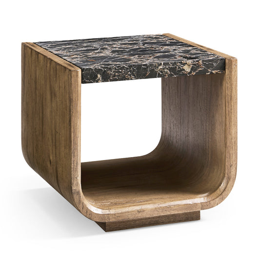 Jonathan Charles Fine Furniture - Stone Ridge Marble Side Table Light - 491277-TLA view 1