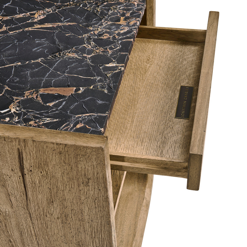Jonathan Charles Fine Furniture - Stone Ridge Narrow Nightstand Light - 491270-TLA view 7