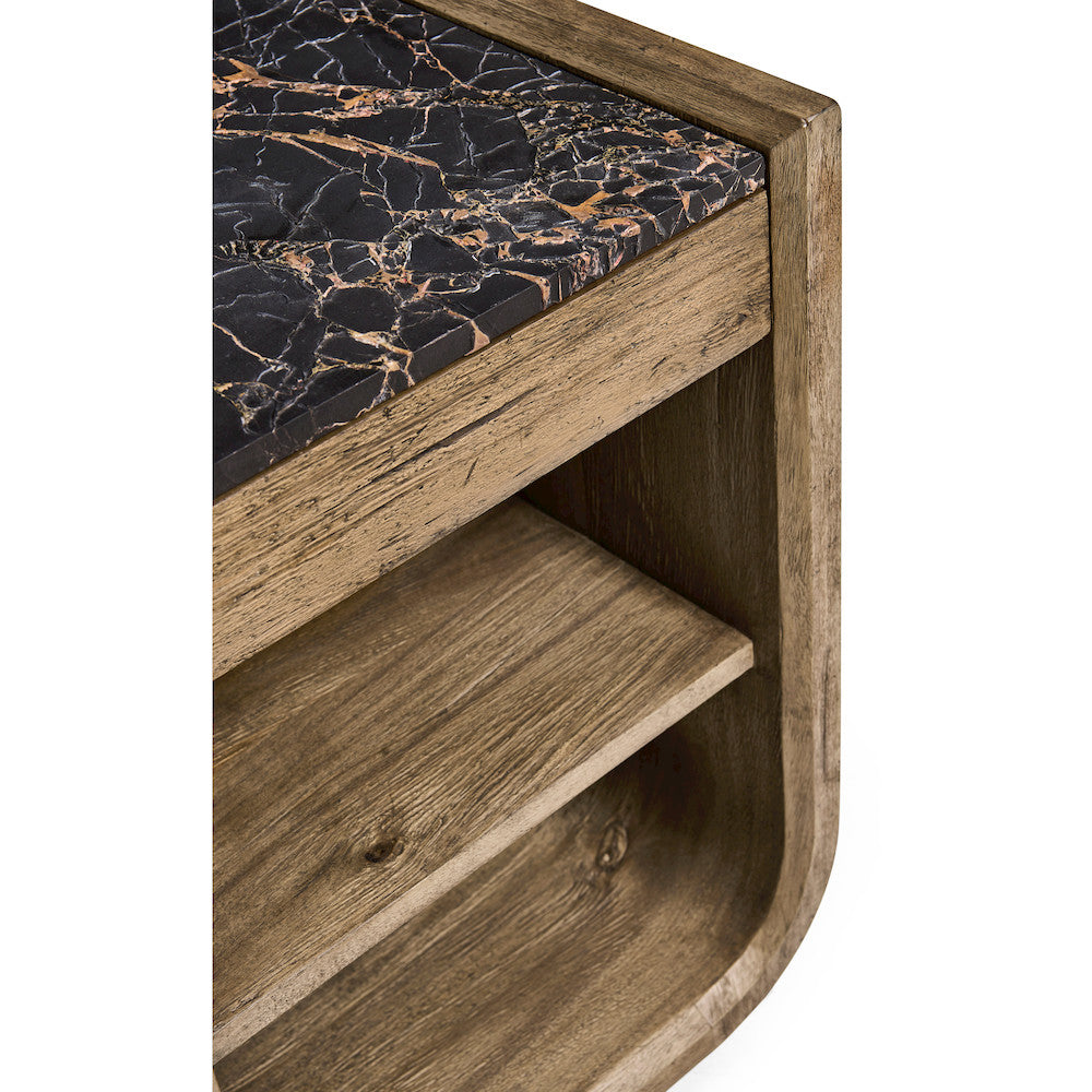 Jonathan Charles Fine Furniture - Stone Ridge Narrow Nightstand Light - 491270-TLA view 8