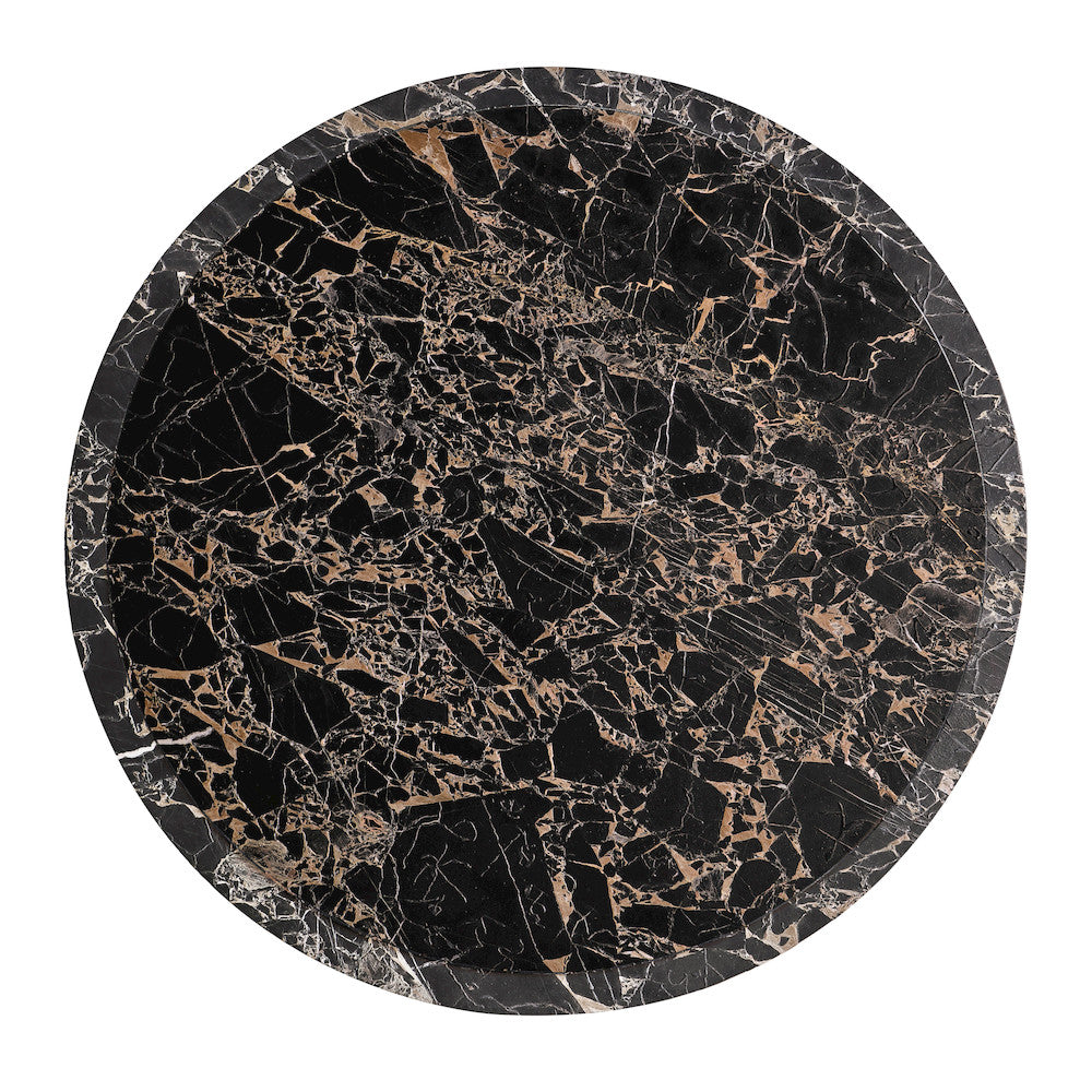 Jonathan Charles Fine Furniture - Stone Ridge Round Marble Cocktail Table Light - 491281-TLA view 4