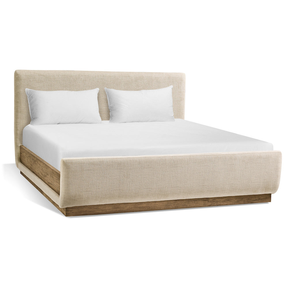 Jonathan Charles Fine Furniture - Stone Ridge Upholstered King Bed Light - 491269-TLA-K-F400 view 1