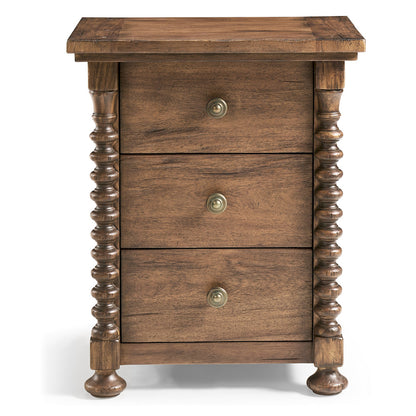 Jonathan Charles Fine Furniture - Tamarisk 3 Drawer Narrow Nightstand - 491322-MSW-24L view 2