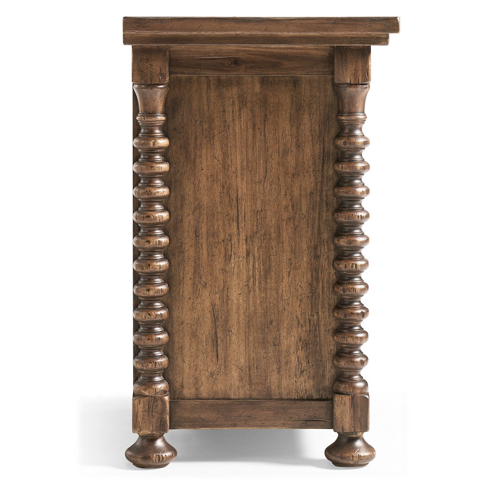 Jonathan Charles Fine Furniture - Tamarisk 3 Drawer Narrow Nightstand - 491322-MSW-24L view 3