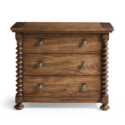 Jonathan Charles Fine Furniture - Tamarisk 3 Drawer Nightstand - 491322-MSW-36L view 2