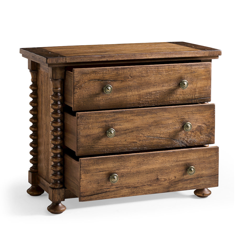Jonathan Charles Fine Furniture - Tamarisk 3 Drawer Nightstand - 491322-MSW-36L view 3