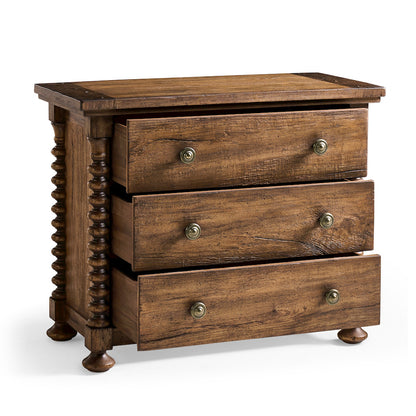 Jonathan Charles Fine Furniture - Tamarisk 3 Drawer Nightstand - 491322-MSW-36L view 3