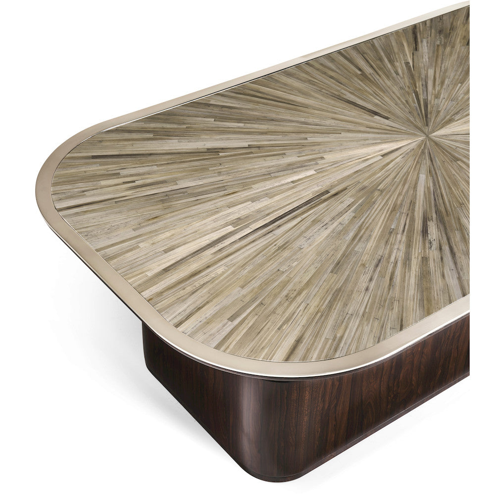 Jonathan Charles Fine Furniture - Terra Pedestal Cocktail Table - 500589-VGS view 6
