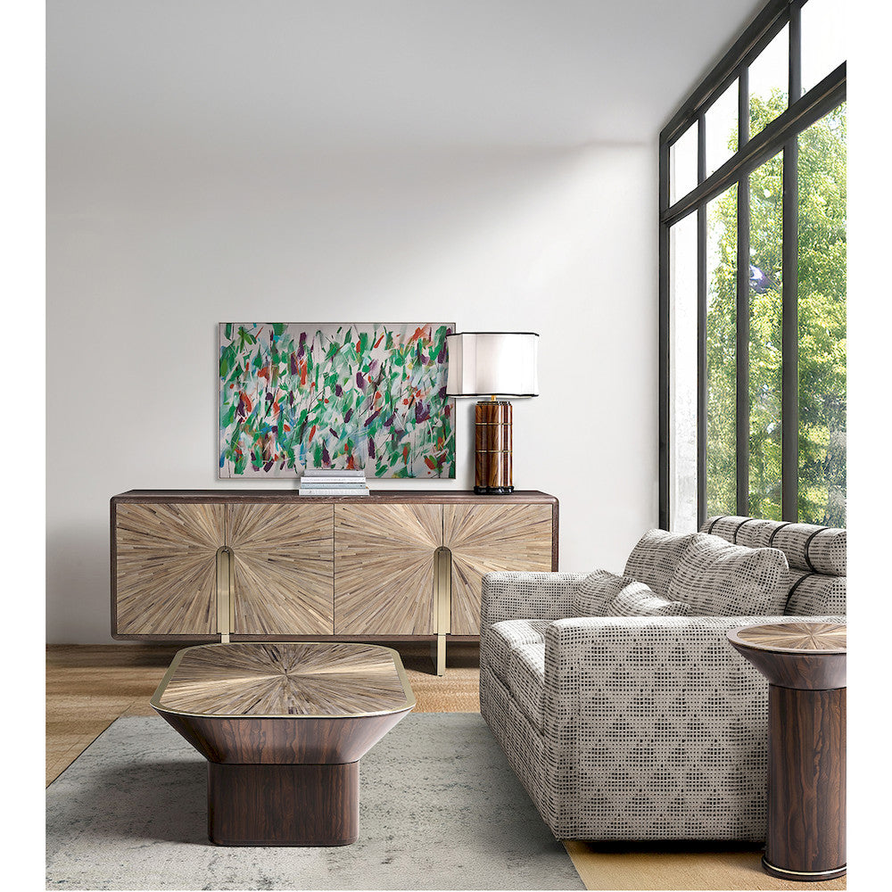 Jonathan Charles Fine Furniture - Terra Pedestal Cocktail Table - 500589-VGS view 9