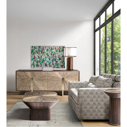 Jonathan Charles Fine Furniture - Terra Pedestal Cocktail Table - 500589-VGS view 9