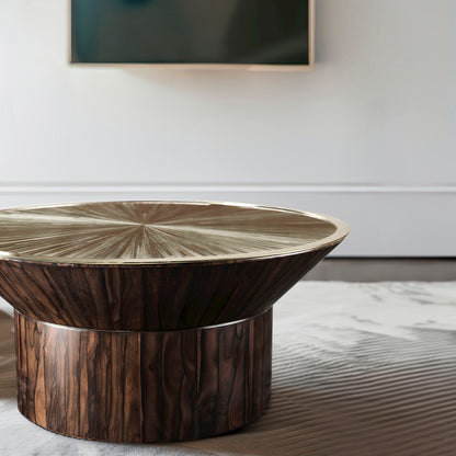 Jonathan Charles Fine Furniture - Terra Round Cocktail Table - 500553-VGS view 7