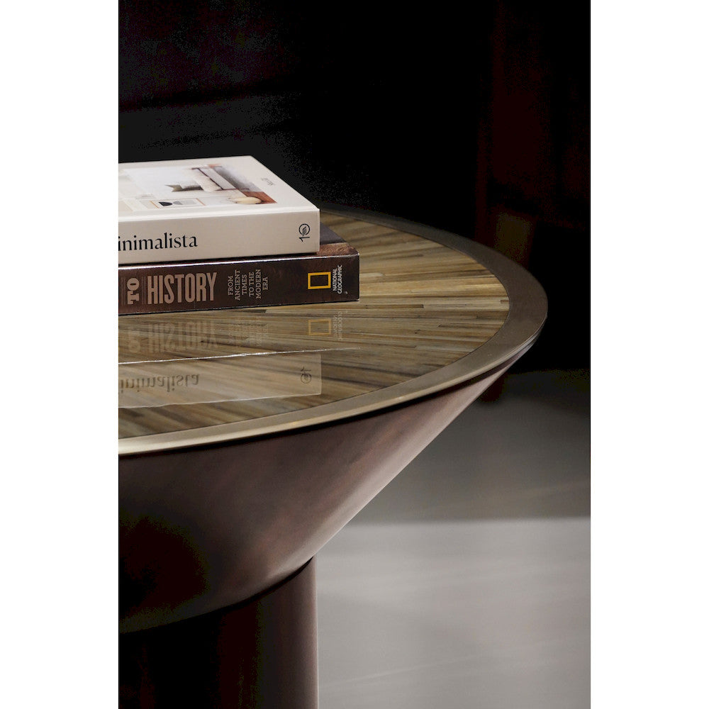 Jonathan Charles Fine Furniture - Terra Round Side Table - 500552-VGS view 7