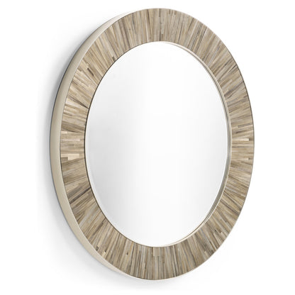 Jonathan Charles Fine Furniture - Terra Round Wall Mirror - 500588-VGS view 2