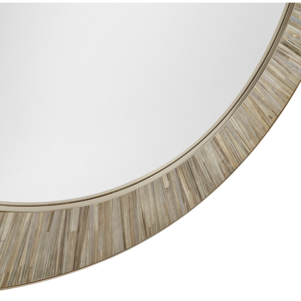 Jonathan Charles Fine Furniture - Terra Round Wall Mirror - 500588-VGS view 4