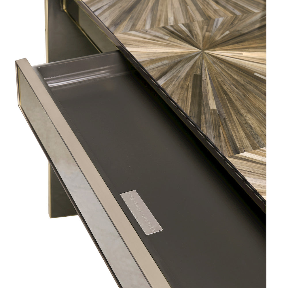 Jonathan Charles Fine Furniture - Terra Waterfall Console Table - 500544-VGS view 10