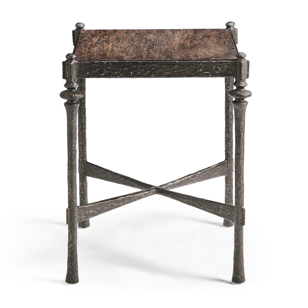 Jonathan Charles Fine Furniture - Terravita Square Side Table - 491250-BKO view 2