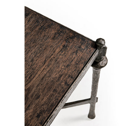 Jonathan Charles Fine Furniture - Terravita Square Side Table - 491250-BKO view 4