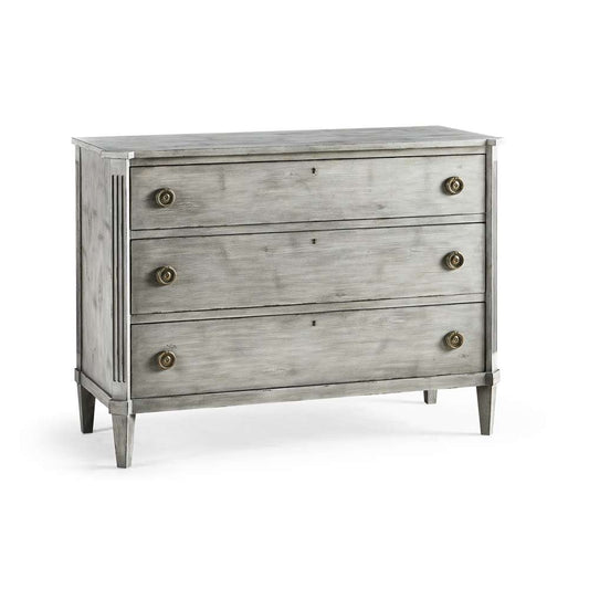 Jonathan Charles Fine Furniture - Timeless Aeon Swedish Drawer Chest in Antiqued Grey - 003-3-269-GAW veiw 1