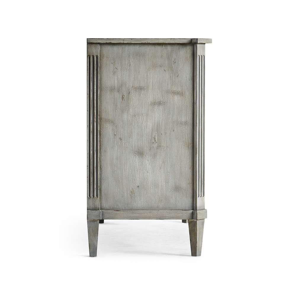Jonathan Charles Fine Furniture - Timeless Aeon Swedish Drawer Chest in Antiqued Grey - 003-3-269-GAW veiw 4